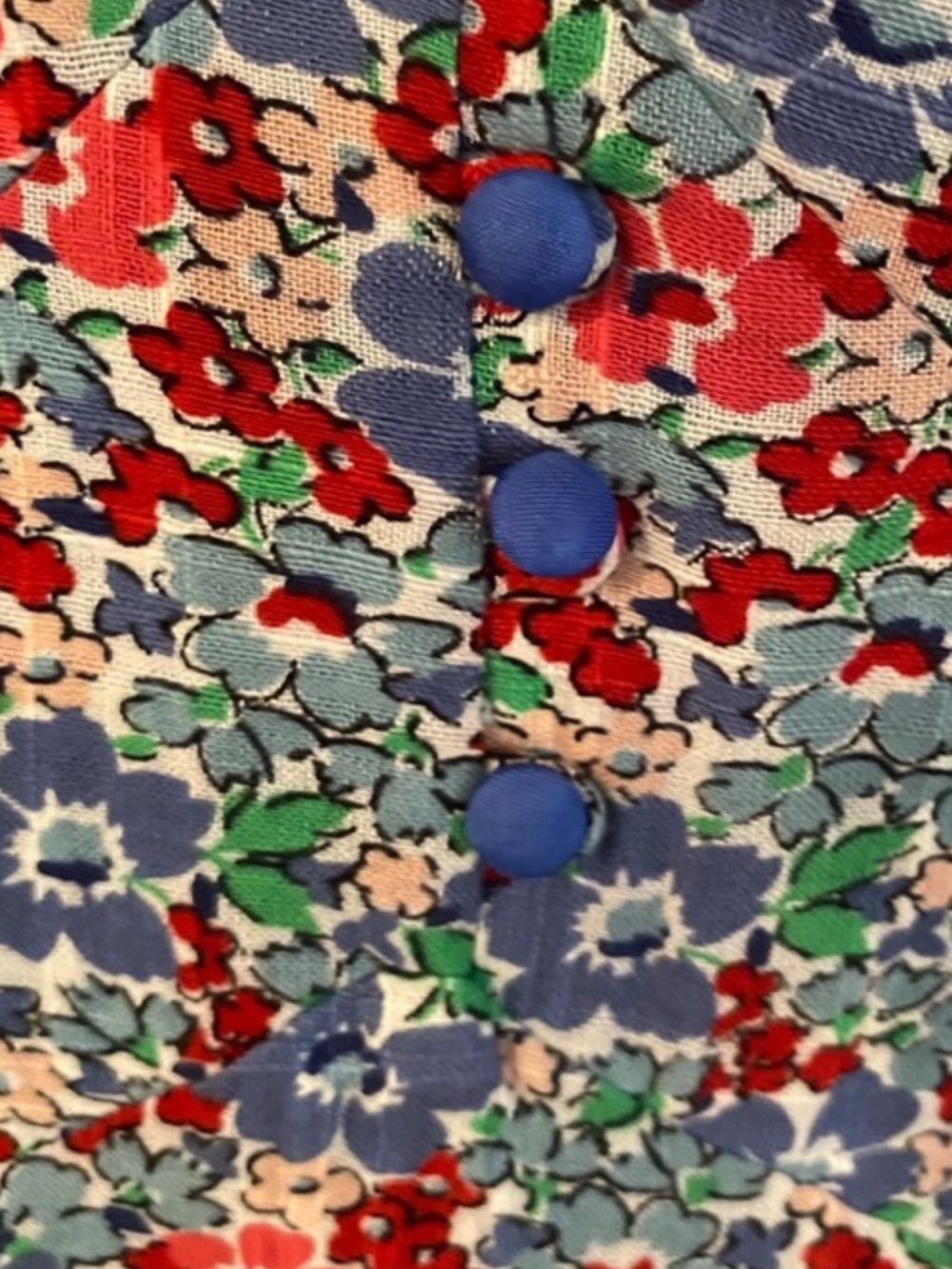 Betsey Johnson Ditsy Floral Spring/Summer Cottage Core Dress SZ LG NWT - Picture 7 of 15
